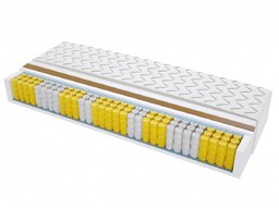 Materac kieszeniowy MEDIOLAN 200x220 cm Dwustronny Średnio twardy
