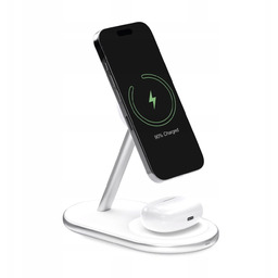 Ładowarka 2w1 Puro Mag Station stacja ładująca bezprzewodowa