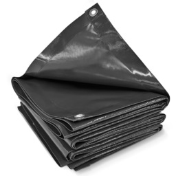 ANTRACYTOWA PLANDEKA 2x3 M 650G/M2 PRZEMYSŁOWA OCHRONNA