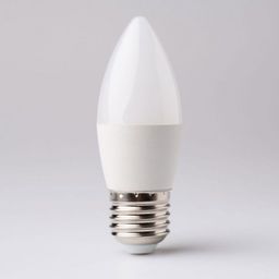Żarówka LED E27 5W C37 świeczka biała zimna