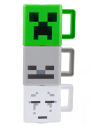 Kubek Minecraft - Stacking Mugs (zestaw 3 kubków)
