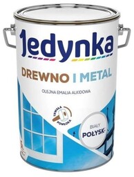 Jedynka Emalia do Drewna i Metalu Biały Połysk