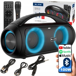 Czarny Przenośny Bezprzewodowy Głośnik Bluetooth Usb Fm Boombox