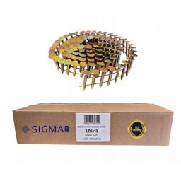 Gwoździe papowe łączone drutem Papiaki 3,05x19 ocynk złoty