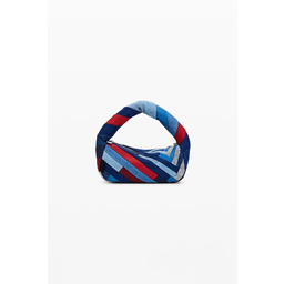 Torba dżinsowa w paski