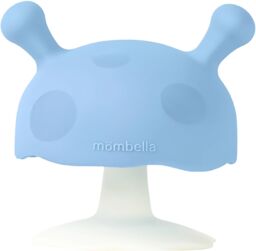 Mombella, gryzak uspokajający, grzybek, light blue, od 3