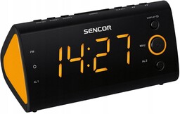 Mały Radiobudzik Sencor SRC170OR Funkcja Sleep
