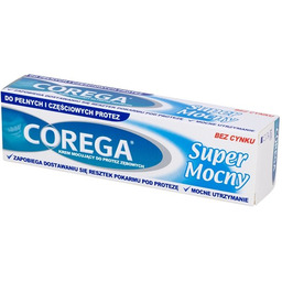 Corega Super Mocny Delikatnie Miętowy krem mocujący