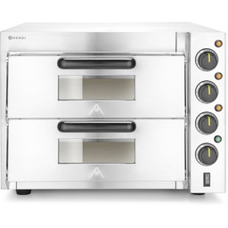 Piec do pizzy 2-komorowy Hendi - 230V/3000W, piecyk
