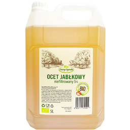 Naturo, Ocet jabłkowy niefiltrowany, 5 l