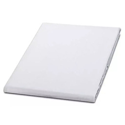 Karo Prześcieradło bawełniane 240x260 białe 01 jednobarwne 100