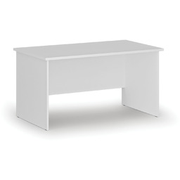 Biurko PRIMO WHITE, 140x80 cm, białe