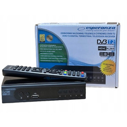 Dekoder Tuner DVB-T2 Esperanza EV106P