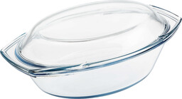 Naczynie żaroodporne Backe szklane z pokrywką 2.9L