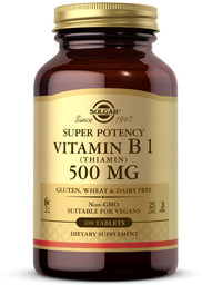 Solgar Super Potency Vitamin B1 (Thiamin) 500Mg Suplement