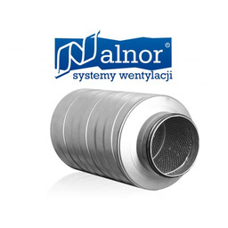 Tłumik akustyczny prosty 80mm z izolacją 50mm (500mm)