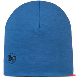 Buff Czapka Dziecięca Merino Lightweight Beanie Multistripes Royal-Graphite