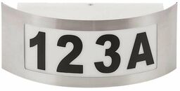 Zewnętrzna LAMPA ścienna RONO 309792 Polux półokrągła OPRAWA