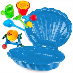 Piaskownica Dziecięca Muszla 2 El. Betoniarka, Zabawki