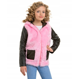 Płaszczyk dziewczęcy kurtka dla dziewczynki 146