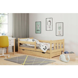 Łóżko Z Szufladą pokój dziecięcy Marina Sosnowe