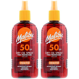 Malibu Dry Oil Spray SPF50 Olejek Brązujący