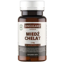 SINGULARIS Superior miedź chelat 2mg, 60kaps.