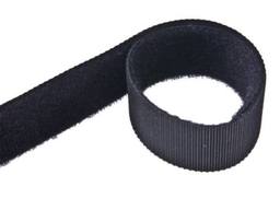 Dwustronna Taśma Rzep 20mm Czarna Niska