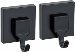 WENKO Wieszaki na przyssawki QUADRO, Vacuum-Loc, 2 sztuki