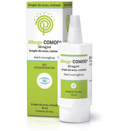 Allergo-Comod 20 mg/ml Krople do oczu na alergię,