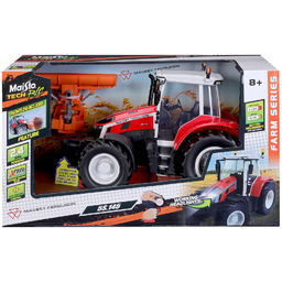 Maisto, zdalnie sterowany, Massey Ferguson 5S w/Snow Plow