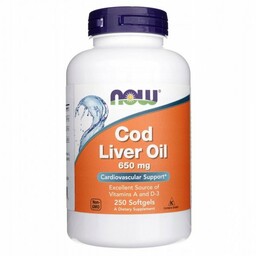 Olej z Wątroby Dorsza 650 mg, Cod Liver