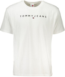 BIAŁY T-SHIRT MĘSKI Z KRÓTKIM RĘKAWEM TOMMY HILFIGER