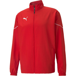 Puma Mężczyźni TeamRise Bluza, Puma Red-Puma Black, S