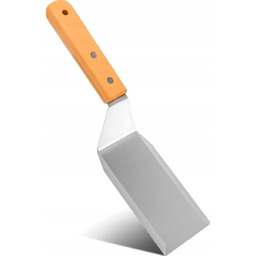 SZPATUŁKA 30X6CM METALOWA DREWNIANA ŁOPATKA KUCHENNA SOLIDNA WYGODNA