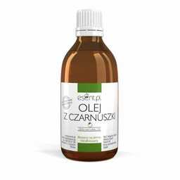 Olej z Czarnuszki Nierafinowany, Tłoczony na Zimno, Esent,