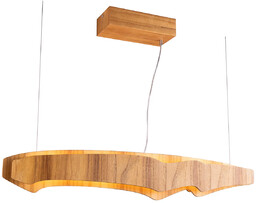 Średnia lampa wyspowa LED Horizon QN-HORIZON-LED-LP-100-TEAK - Quintiesse