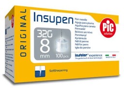 PIC Insupen Igły do penów insulinowych 32G 8mm,