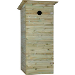 Wychodek drewniany L90 x B80 x H200 cm