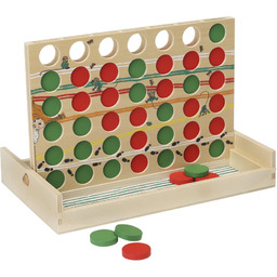 Drewniana Gra Edukacyjna 4 Cztery W Rzędzie Connect