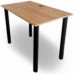 Elior Industrialne biurko z regulowanymi nogami 90x60 dąb