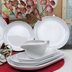 Chodzież City C001 Białe Serwis Zestaw Obiadowy 44