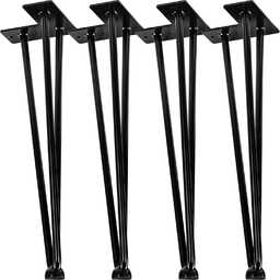 4x METALOWE NOGI STOŁU HAIRPIN LEGS 40 CM