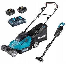 Makita DLM432PG2 Kosiarka 43cm 2x6.0Ah Odkurzacz