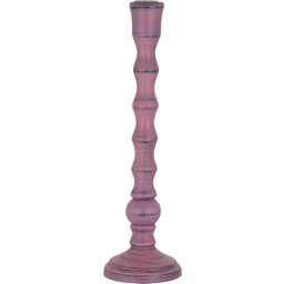 greemotion Świecznik w stylu shabby, drewno, Ø ok.