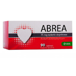 Abrea, 90 tabletek - Lek zapobiegający zawałom serca