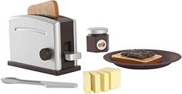 KidKraft Toster espresso, zestaw do zabawy z drewna,