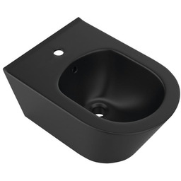 Bidet wiszący 35,5x53 cm czarny mat AVVA