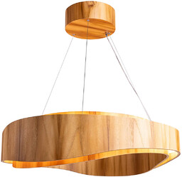 Duża lampa wisząca LED Horizon QN-HORIZON-RING-LED-80-TEAK - Quintiesse