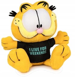 Play by Play Garfield plusz Black T-shirt 30cm
